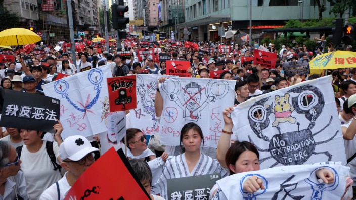 Hongkonger Auslieferungsgesetz - Protest