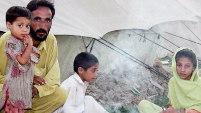 Studie des UN-Flüchtlingswerks: Flüchtlinge aus dem Swat-Tal in einem Auffanglager der Vereinten Nationen in Pakistan.
