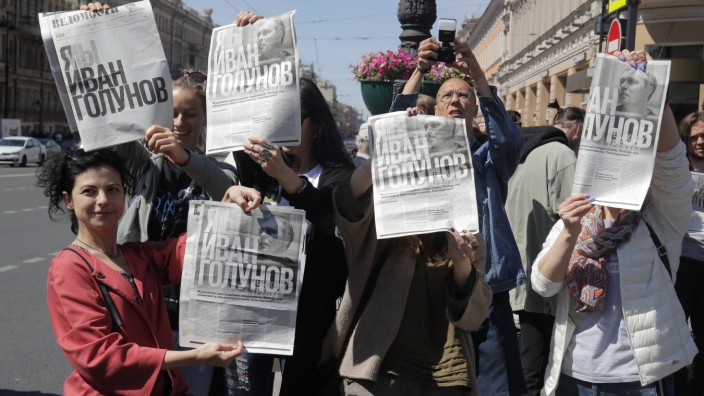 Proteste gegen Polizei-Willkür in Russland