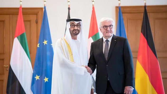 Scheich Mohammed bin Said Al Nahjan bei Steinmeier