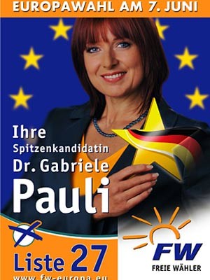 Pauli, europawahl, Wahlplakat