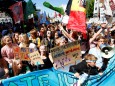 Aachen school children participate in Fridays for Future demonstation