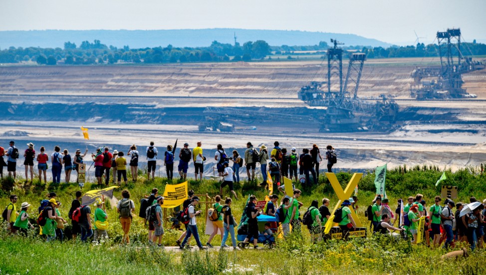 Activists Seek To Blockade Garzweiler Coal Mine