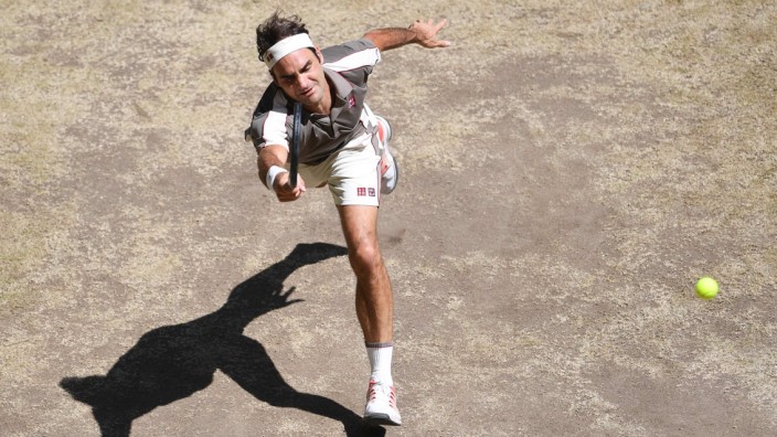 Tennis: Ist in Halle Publikumsliebling: der Schweizer Roger Federer.