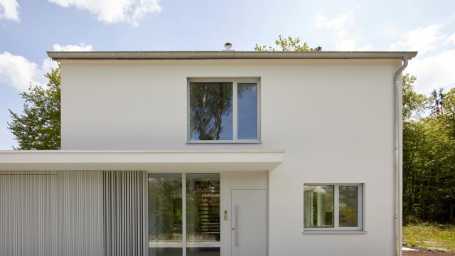 Architektur: Neu in Eichenau ist auch das "Haus am Wald", ein Einfamilienhaus, das von der Architektenkammer als Besichtigungsobjekt ausgewählt wurde.