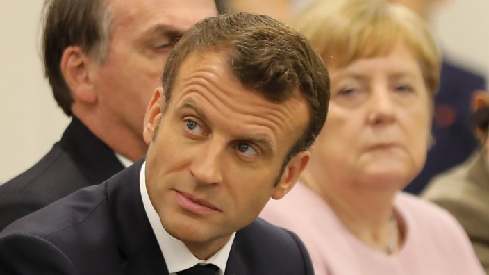 Emmanuel Macron beim G-20-Gipfel: Emmanuel Macron auf dem Treffen der G-20-Staaten.