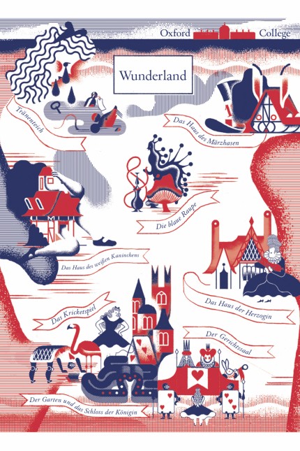 Reisebücher: Die Kartografen des Wunderlandes machen sich frei von der kleinkarierten GPS-Genauigkeit unserer Gegenwart. Illustration: Julio Fuentes