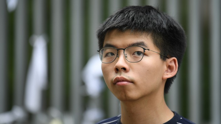 Hongkong - Der Demokratieaktivist Joshua Wong