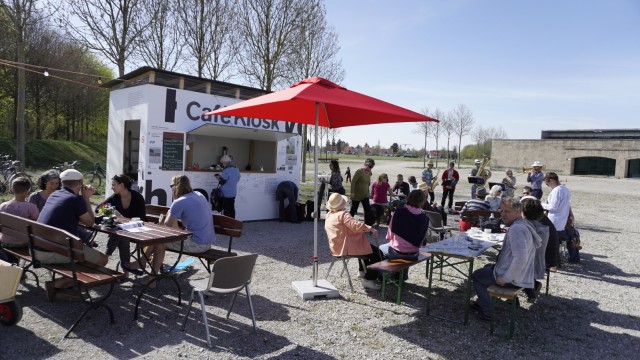 Messestadt Riem: Das von Michael Lapper initiierte Café Kiosk brachte 2018 die Menschen zusammen.