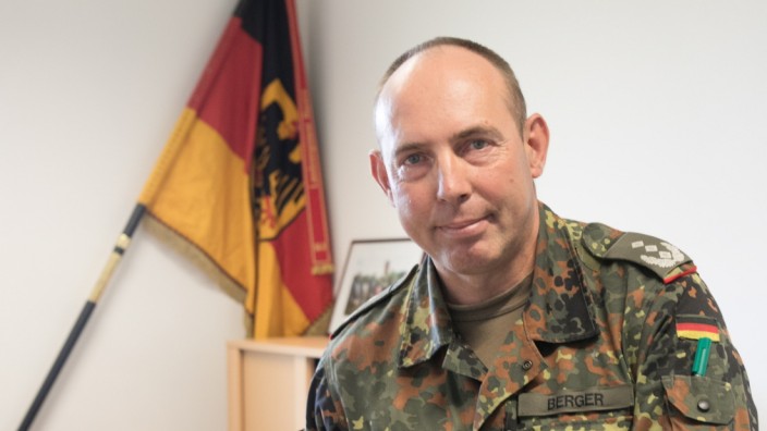 Reservist für die Bundeswehr Stefan Berger, Fürst-Wrede Kaserne, Ingolstädter Str. 240