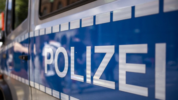 Polizei bei einer Demonstration in Hamburg