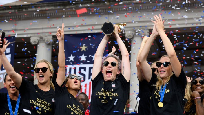 Aktuell: Party! In New York wurde das Team gefeiert - und zwar nicht nur für den WM-Titel.