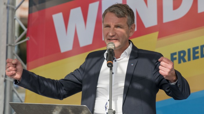 Wahlkampfauftakt der AfD Brandenburg vor Landtagswahl