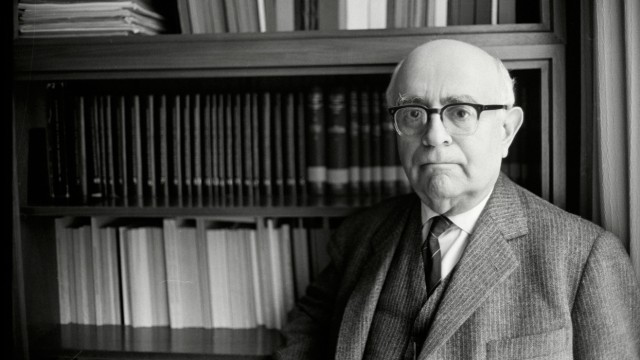 Theodor W. Adorno an der Universität Frankfurt, Januar 1969