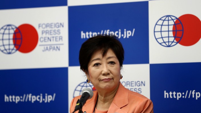Olympische Spiele in Tokio: Yuriko Koike ist Tokios Bürgermeisterin - sie hat viel vor mit Olympia 2020.