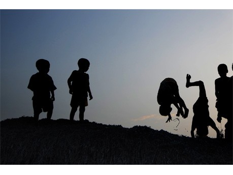 Kinder in Bangladesh;AFP
