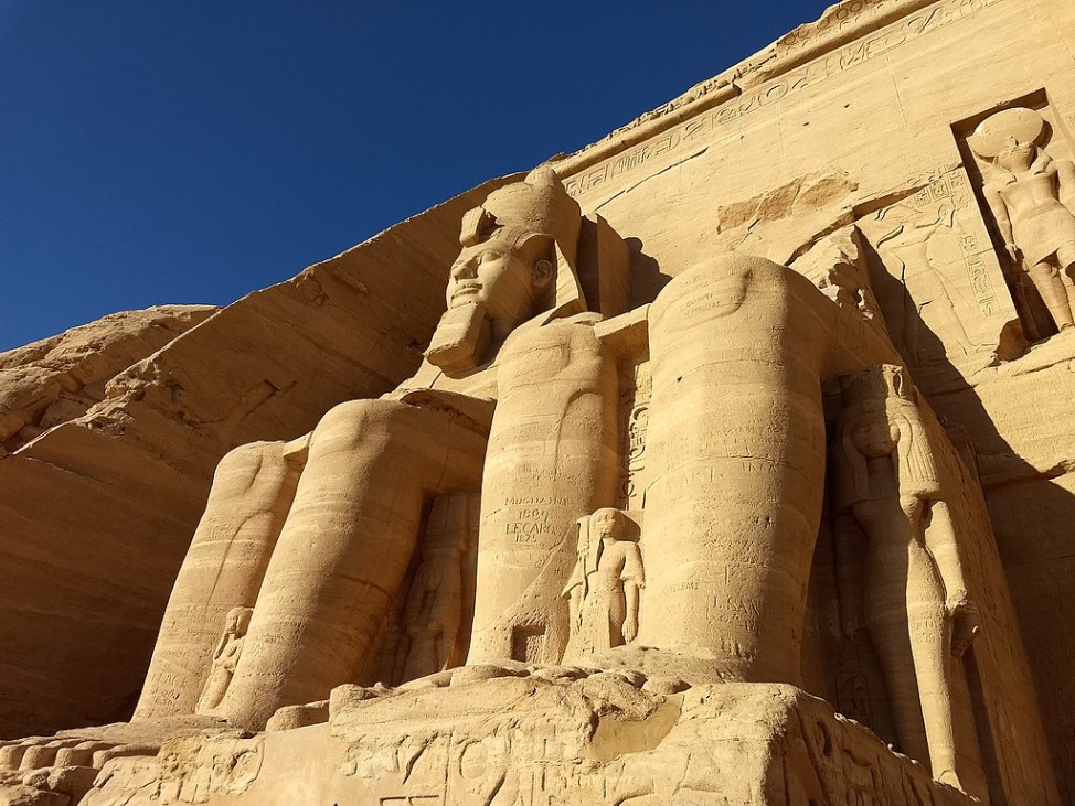 Postkarte Postkarten Tempel Abu Simbel Ramses Ägypten Egypt