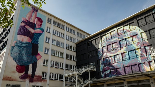 Maxvorstadt: Mit dem "Kunstlabor" bespielte das Muca-Team ein Bürogebäude, das inzwischen abgerissen ist - doch das Projekt soll weiter gehen.