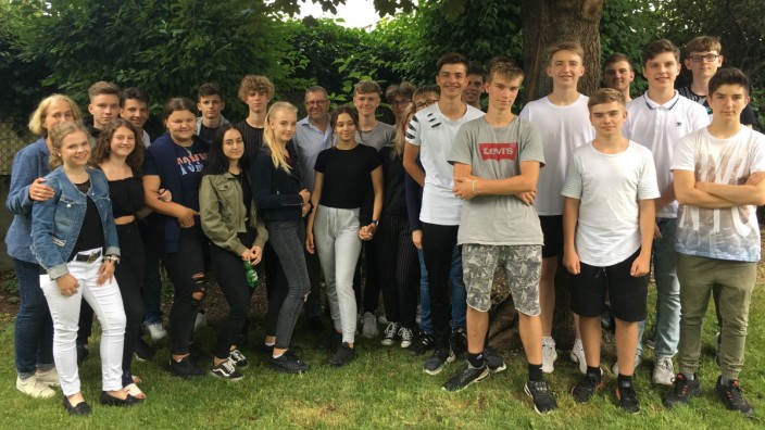 Schulklasse besucht Redaktion in Dachau