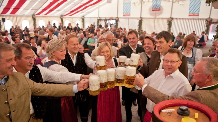 Markt Schwaben: Auszapft is': Das Schweiger Brauereifest ist für kommendes Jahr abgesagt.