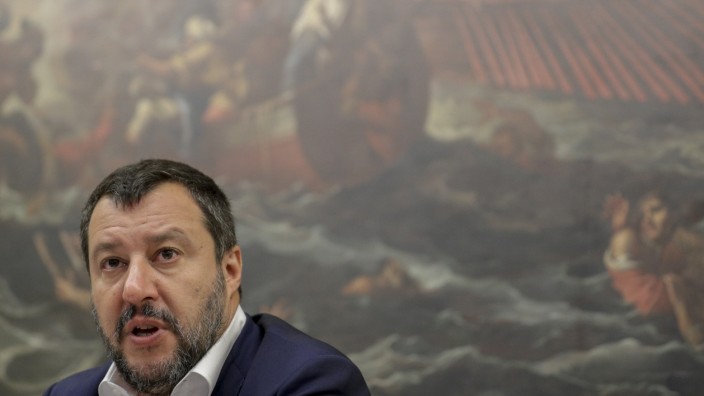 Italien: Innenminister Matteo Salvini von der rechten Lega.