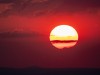 Hitze in Deutschland Sonnenuntergang am Feldberg Die Sonne geht am Abend des 28 07 2018 vom Großen