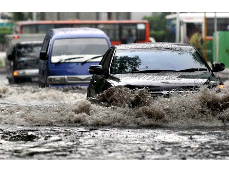 Heftige Regenfälle in Jakarta; AFP