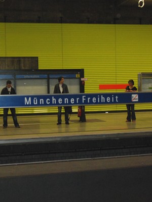 U-Bahn Münchner Freiheit
