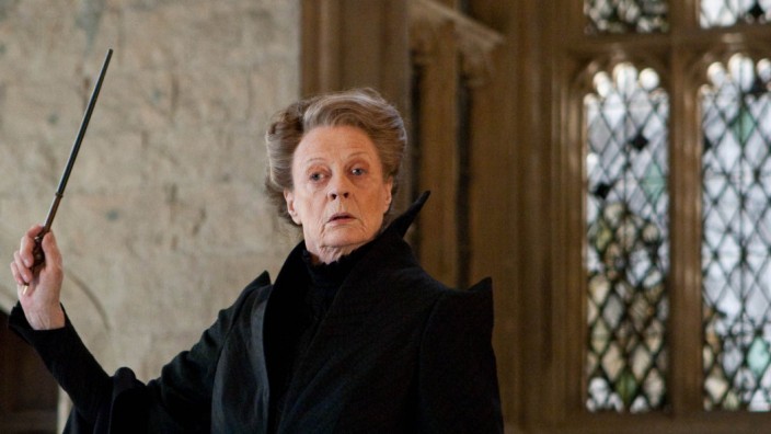 MAGGIE SMITH as Professor Minerva McGonagall in Warner Bros Pictures' fantasy adventure HARRY POTTE