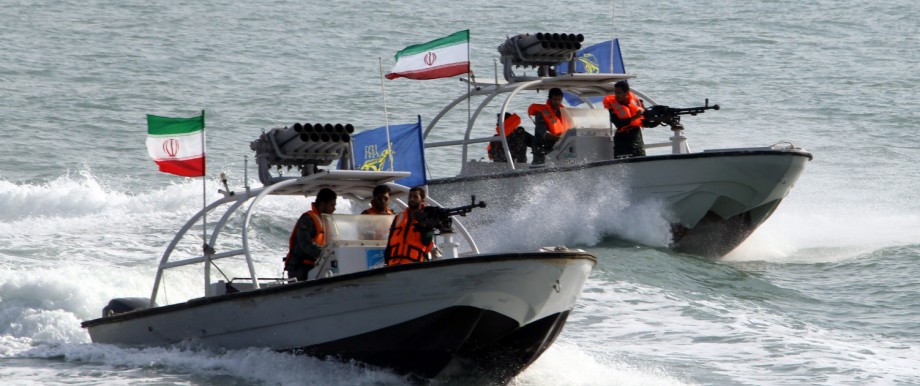 Persischer Golf: Mit Schnellboten agieren die iranischen Revolutionsgarden im Persischen Golf.