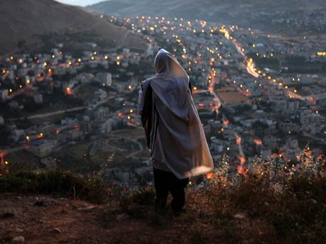 Beten hoch über Nablus
