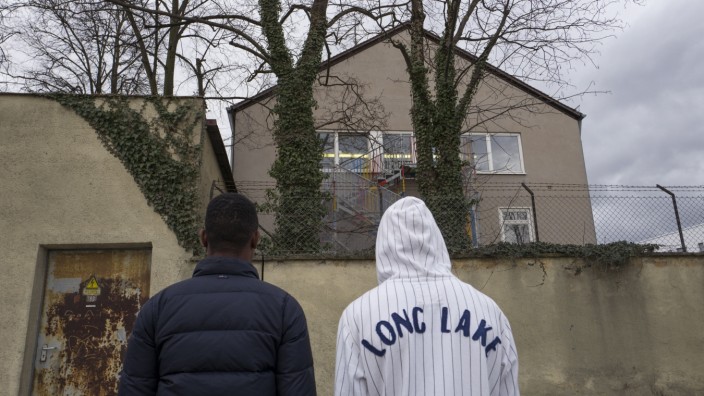Flüchtlingsunterkunft in der ehemaligen Funkkaserne in München, 2019