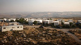 USA und Israel: Eine jüdische Siedlung westlich der Stadt Ramallah.