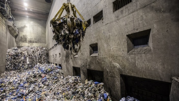 Die städtische Müllentsorgung in München.