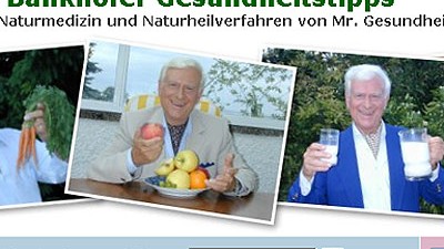 Hademar Bankhofer: Die Gesundheitstipps von Hademar Bankhofer weisen vielfach auf die Produkte eines Konzerns: der Klosterfrau-Gruppe.