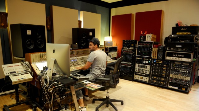 Musikbusiness: Im Studio.