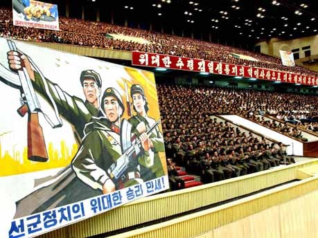 Militärfeier in Nordkorea