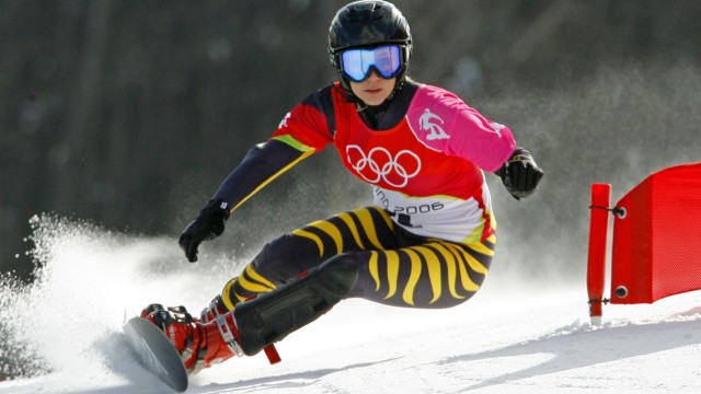 Olympia Turin - Snowboard Riesenslalom - Amelie Kober