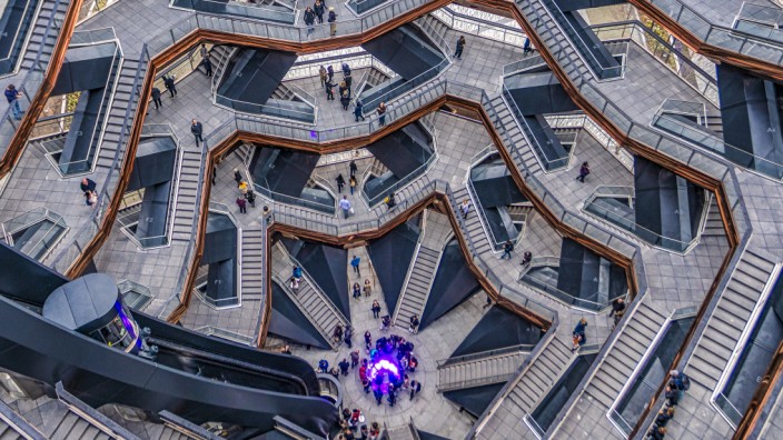 Architektur: "The Vessel" ist ein aus 154 Treppen bestehendes Bau- und Schauwerk in Manhattan.
