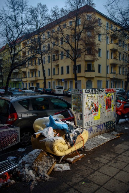 Sperrmüll auf Berliner Straßen