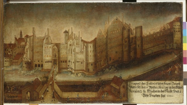SZ-Serie: Nachtgeschichten: Wegen einer nicht gelöschten Kerze stand die Residenz 1750 ebenso wie 1674 in Flammen.
