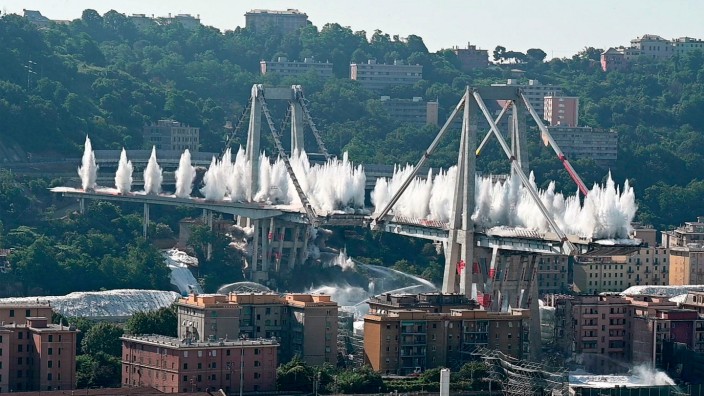Ein Jahr nach dem verheerenden Brückeneinsturz von Genua