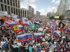 Demonstration gegen Ausschluss von Kandidaten in Moskau