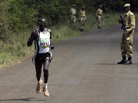 Halbmarathon im Nairobi Nationalpark