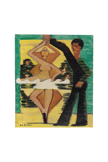 Saison-Abrechnung: Los beim „Evening Sale“: Ernst Ludwig Kirchners „Drehende Tänzerin“, entstanden im Jahr 1931.