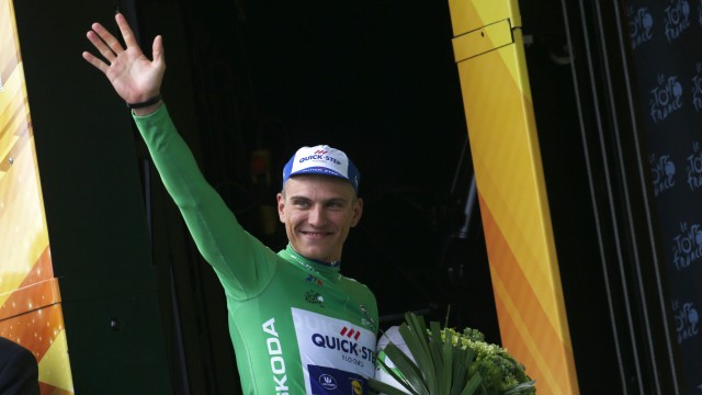 Radsport: Abschied mit 31: Marcel Kittel bei der Tour 2017, wo er fürs Quickstep-Team fünf Etappen gewann.
