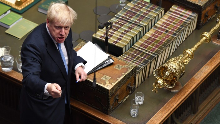 "Prorogation": Ein kluger Zug? Premier Boris Johnson, hier bei einer Rede im Unterhaus im Juli, hat die Queen gebeten, das Parlament in eine Zwangspause zu schicken.