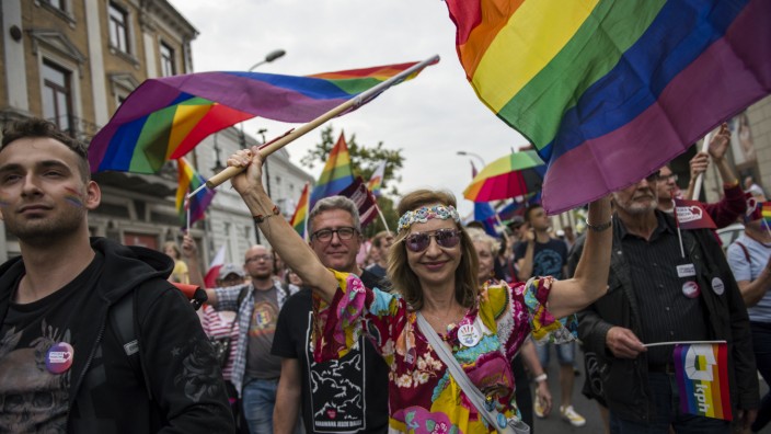 LGBT-Marsch für Gleichstellung in Polen