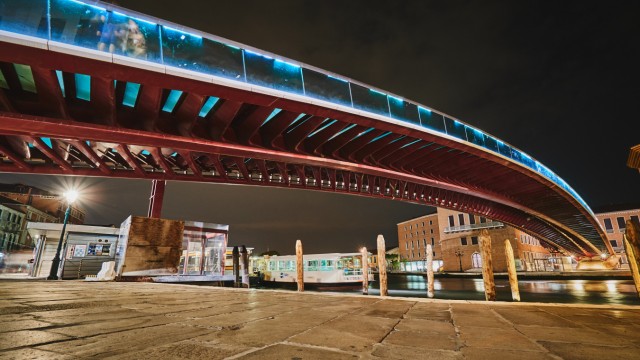 Venedig Venice bridge glass ponte "Ponte della Costituzione" Glasbrücke