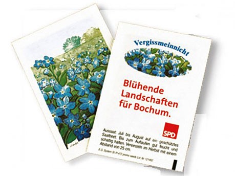 Europawahl Werbeartikel Parteien SPD CDU FDP Grüne Linkspartei